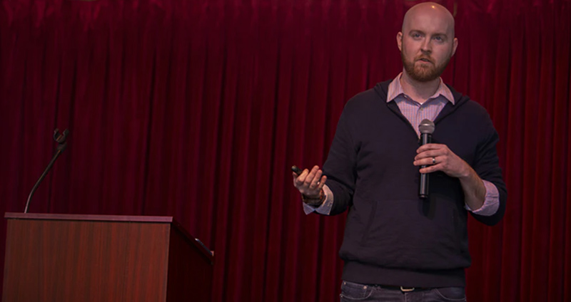 Ian Howells speaking at the Soundboard Conference